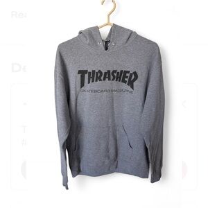 Thrasher Charcoal Hoodie for Men
